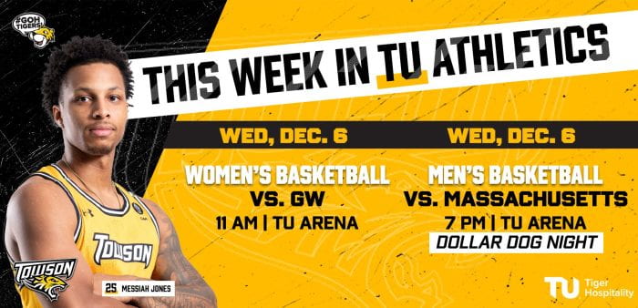 Towson Athletics Events - Week of 12/4/23
