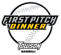 Towson Baseball First Pitch Dinner Logo