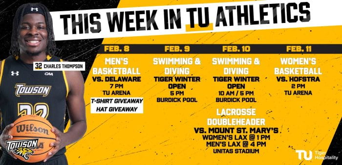 Athletics events - week of 2/5